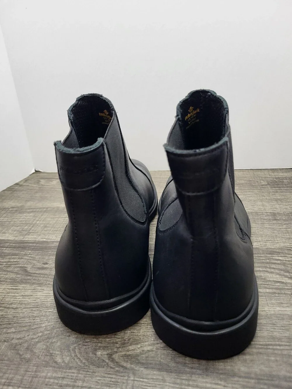 Amberjack The Chelsea Boot In Obsidian Black Casual Leather Men’s Size 10 M
